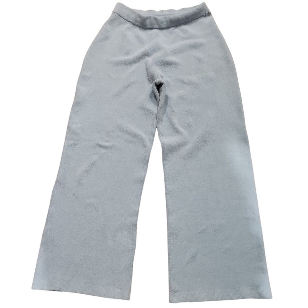 Skims Blue Baddie Cozy Relax Wide Leg Lounge Medium Comfort Soft Stretch Pants